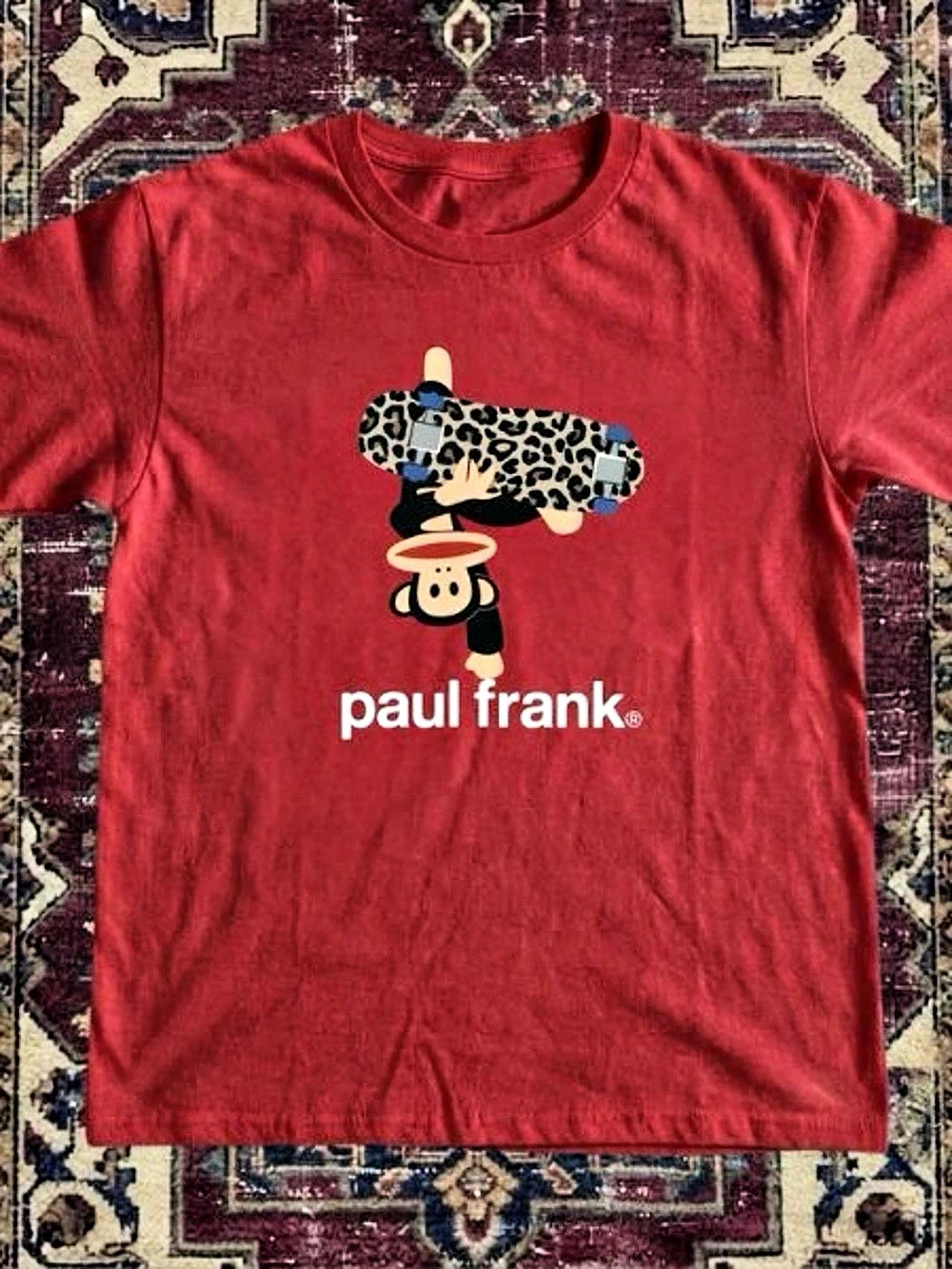 Paul Frank Skateboard Julius T-Shirt Red